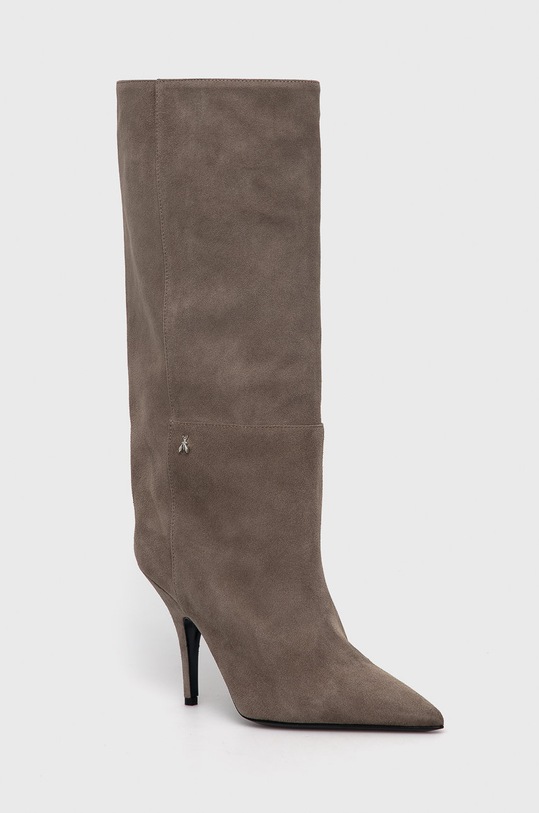 Μπότες σούετ Patrizia Pepe 2VA295.B604 μπεζ AW21