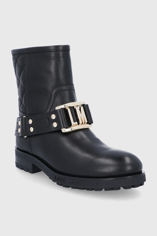 Kožne gležnjače Love Moschino JA21224G0DIA0000 crna AW21