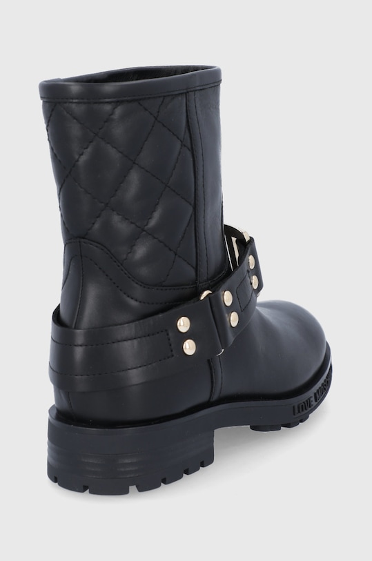 Obuwie Love Moschino Botki skórzane JA21224G0DIA0000 czarny