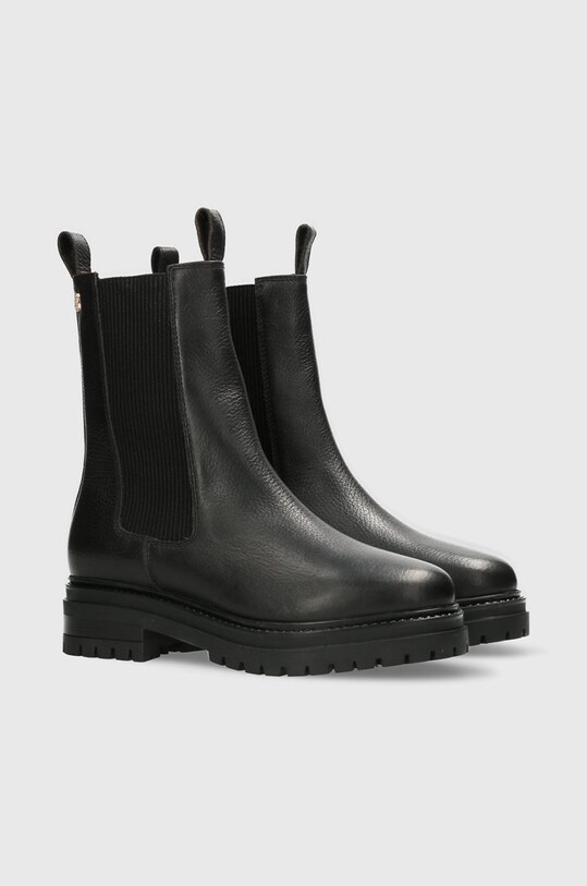 Kožené kotníkové boty Mexx MXRB012701W.1000 černá AW21