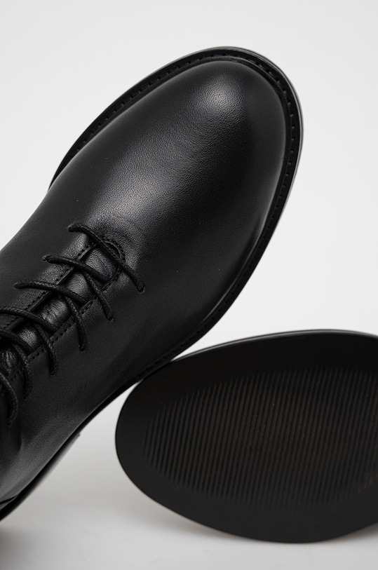 AllSaints Botki skórzane Misty czarny B4ZW0361.BLACK