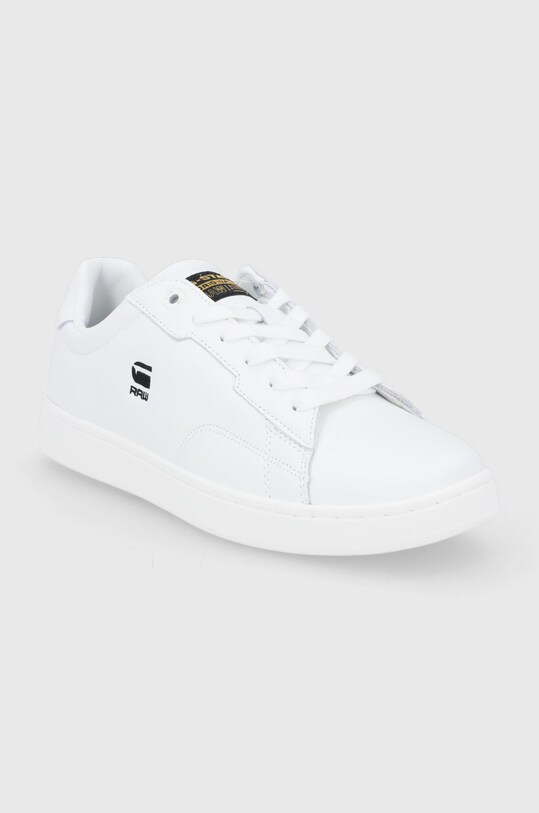 G-Star Buty skórzane CADET LEA 2141002510.WHT biały SS23