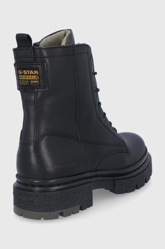 Obuwie G-Star Workery skórzane KAFEY HGH 2141021802.BLK czarny