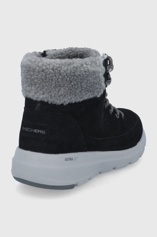 Obuwie Skechers Śniegowce zamszowe 16677 szary