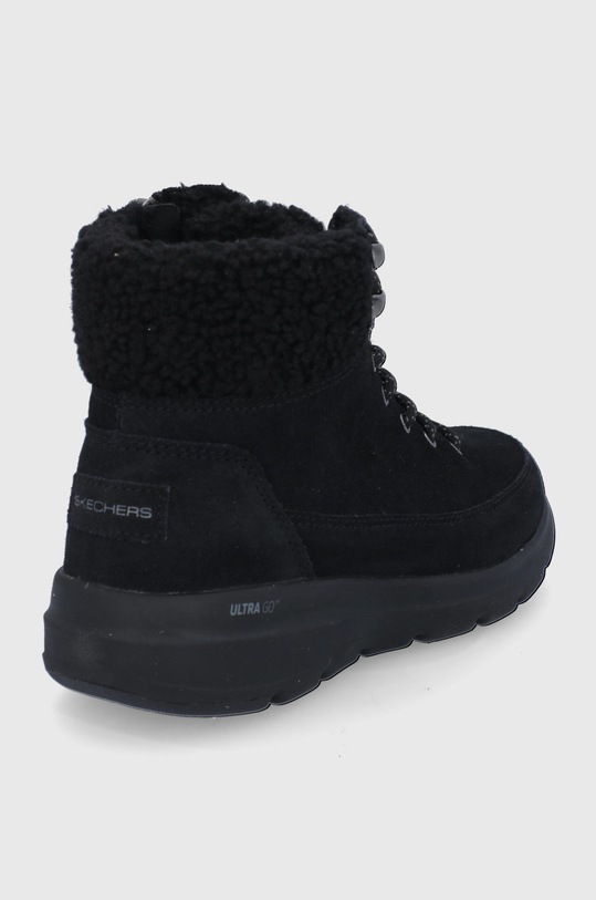 Încălțăminte Skechers Cizme de zapada din piele întoarsă 16677 negru