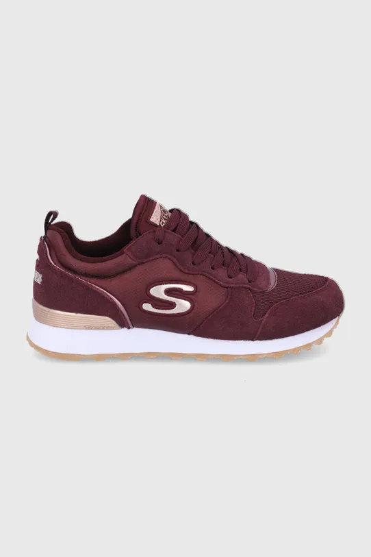 Skechers cipő velúr bőr burgundia 111