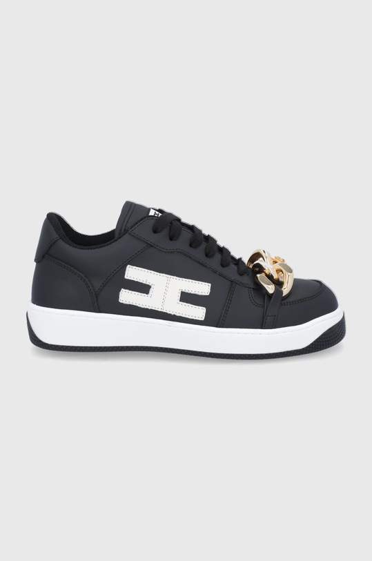 Elisabetta Franchi - Ghete de piele plată negru SA45H16E2.110