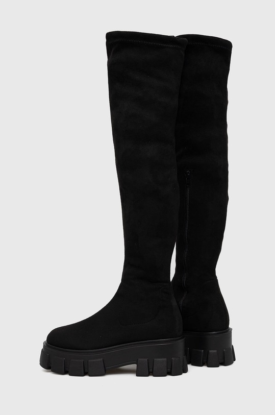 Boty Kozačky Truffle Collection ROTA34.BLACK.MICROFIBR černá