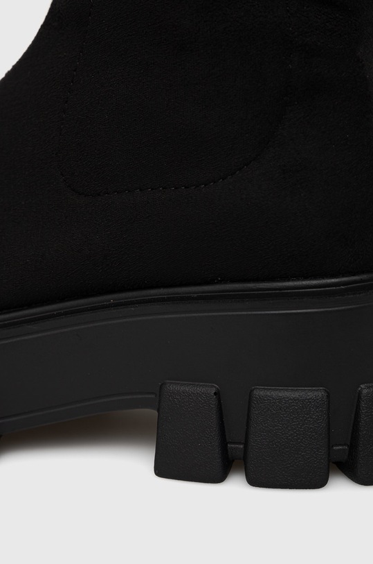 Kozačky Truffle Collection černá ROTA34.BLACK.MICROFIBR