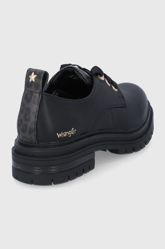 Obuwie Wrangler Półbuty WL12618A.866 czarny