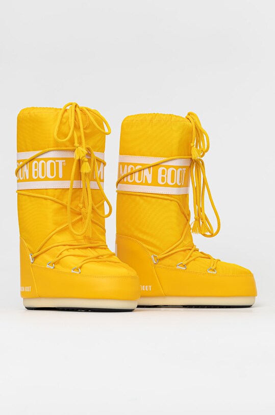 Moon Boot - Μπότες χιονιού Nylon 14004400.MOON.BOOT.NYLO κίτρινο AW23