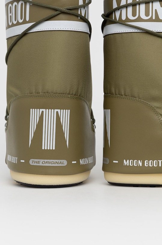 Obuwie Moon Boot - Śniegowce Nylon 14004400.MOON.BOOT.NYLO zielony