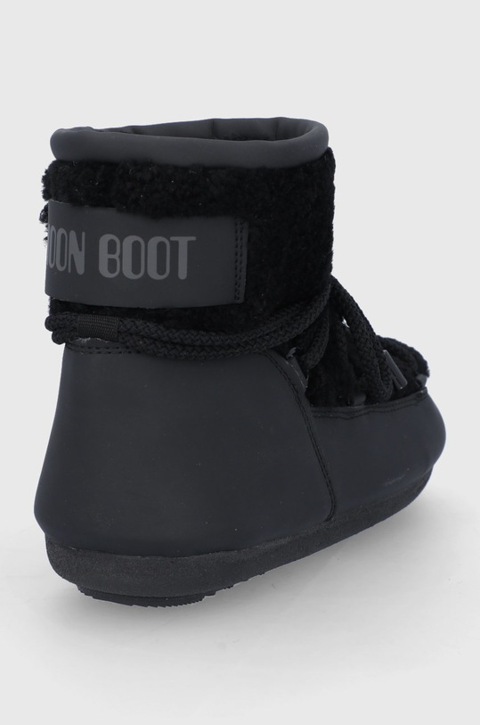 Moon Boot - Śniegowce Side Low Matt 24301600.M.BOOT.DK.SIDE czarny AW21