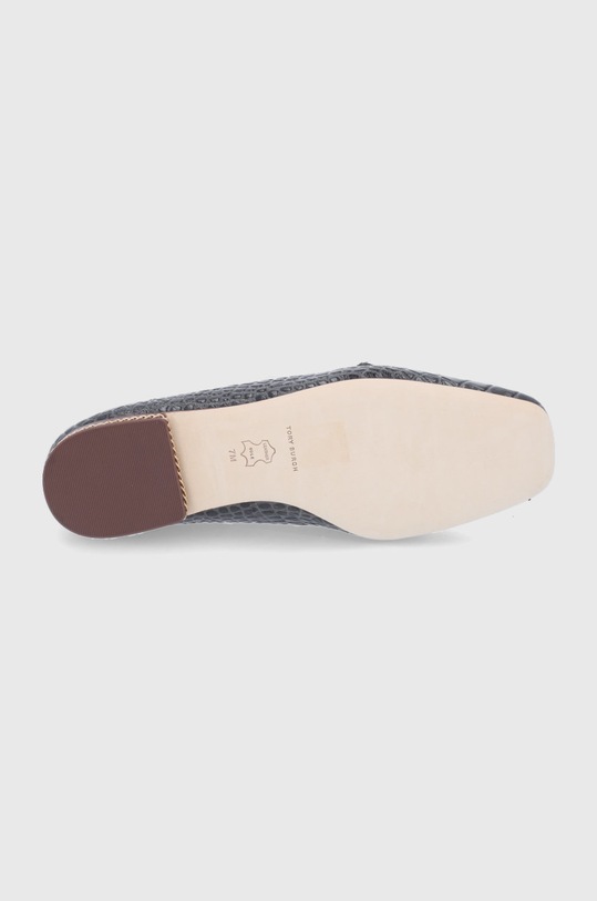 Δερμάτινα μοκασίνια Tory Burch 85615.020 γκρί