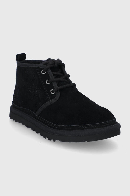 UGG Botki zamszowe Neumel 1094269.BLK czarny AW22