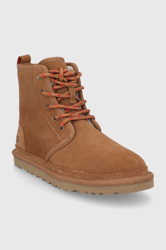 UGG Botki zamszowe Neumel High 1120728.CHE brązowy AA00