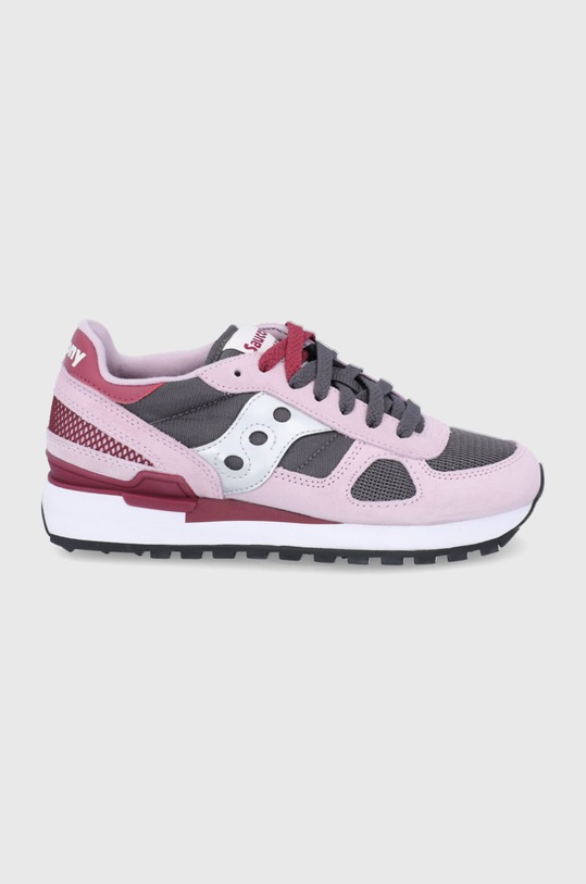 Topánky Saucony semišová koža fialová S1108.801