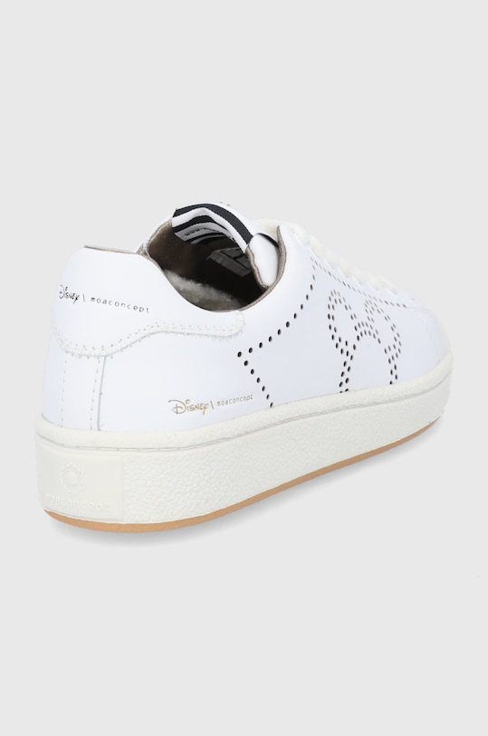 Obuwie MOA Concept Buty skórzane MD701 biały