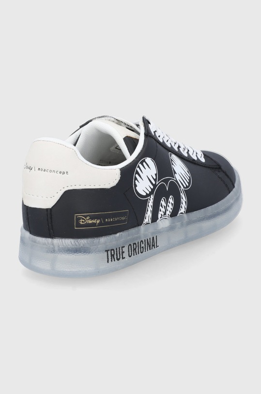 Obuwie MOA Concept Buty skórzane MD720 czarny