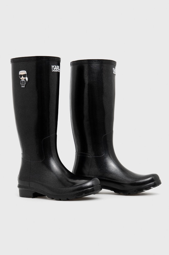 Karl Lagerfeld Kalosze KL47090.VDS KL47090.VDS czarny AW21