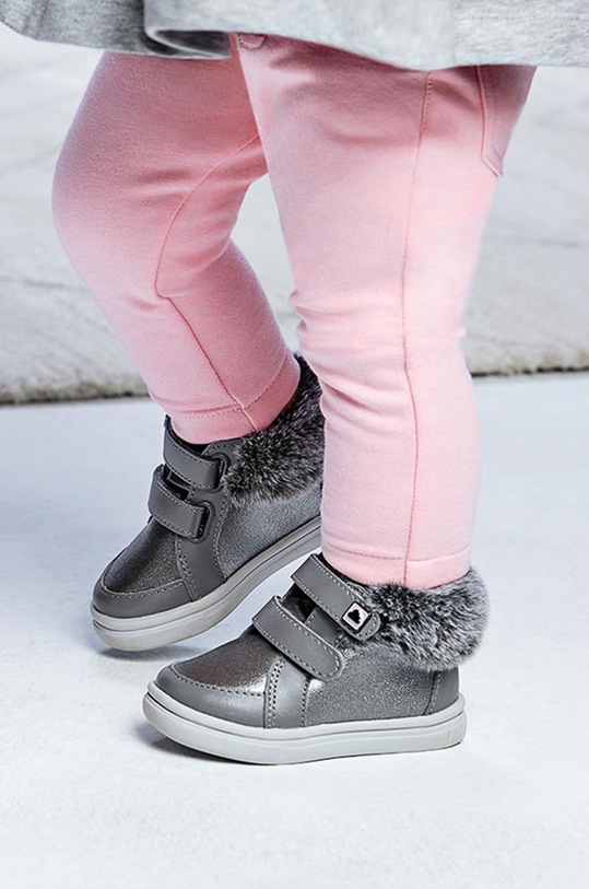 Dětské polobotky Mayoral 42234.24B.Baby šedá AW21