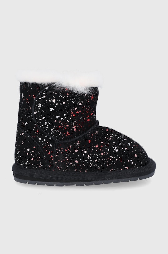 Дитячі замшеві чоботи Emu Australia Toddle Galaxy замша чорний B12660.Black