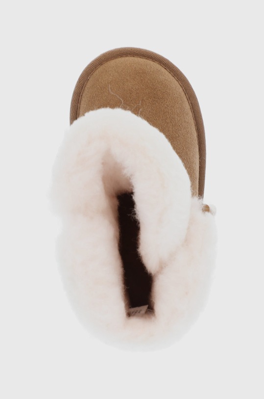 Μπότες χιονιού σουέτ για παιδιά Emu Australia Burnet καφέ K12617.Chestnut