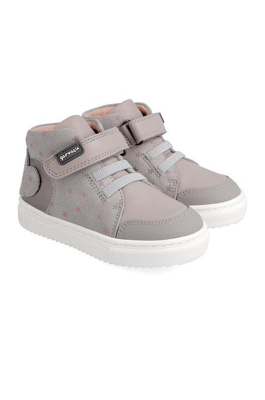 Garvalin Buty skórzane dziecięce skóra zamszowa szary 211351.28.30