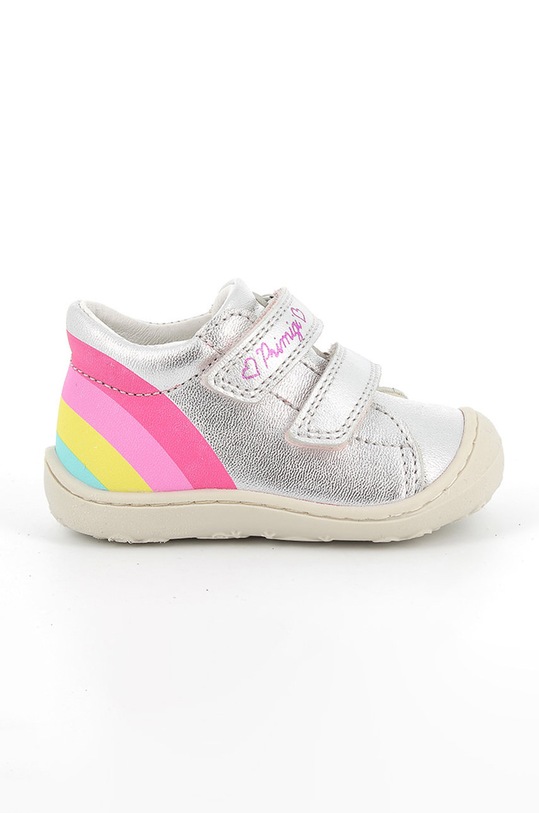 Primigi Półbuty skórzane dziecięce srebrny PLN.84088.G