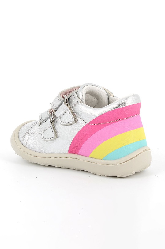 Dziewczynka Primigi Półbuty skórzane dziecięce PLN.84088.G srebrny