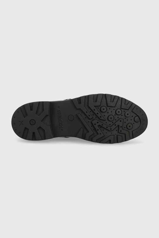 Geox Półbuty skórzane dziecięce J8420E.000HH.CASE.36.37 czarny