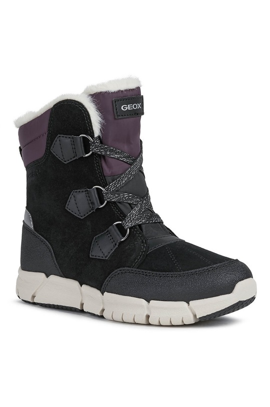 Dětské kožené boty Geox J16APA.022FU.FLEX.36.39 černá AW21