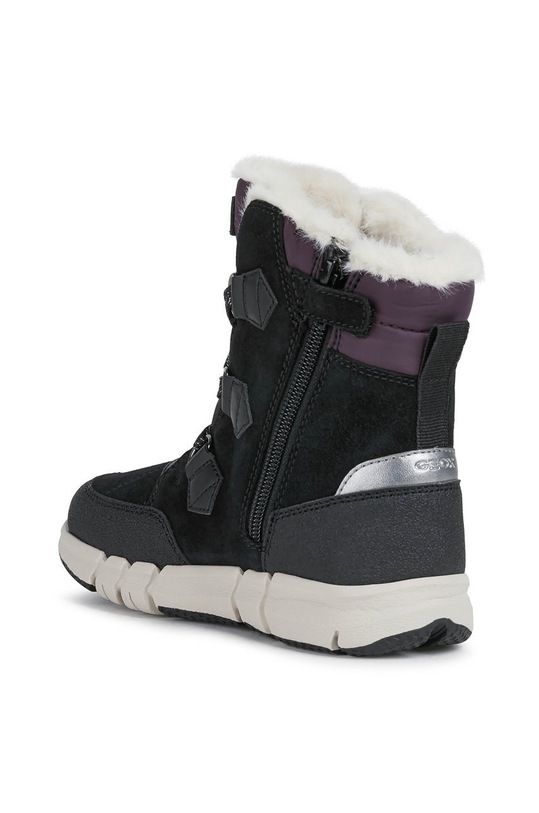 DÍVKA Dětské kožené boty Geox J16APA.022FU.FLEX.36.39 černá