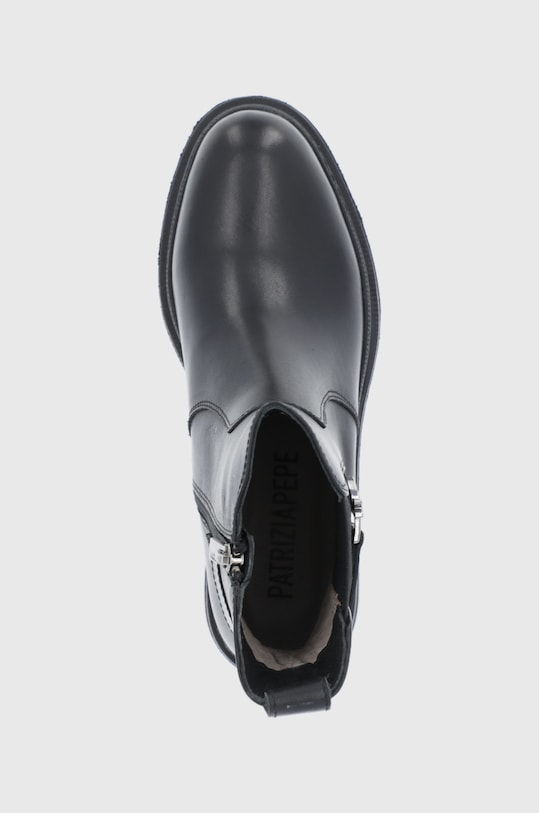 Patrizia Pepe Sztyblety skórzane czarny PPJ668.35.41