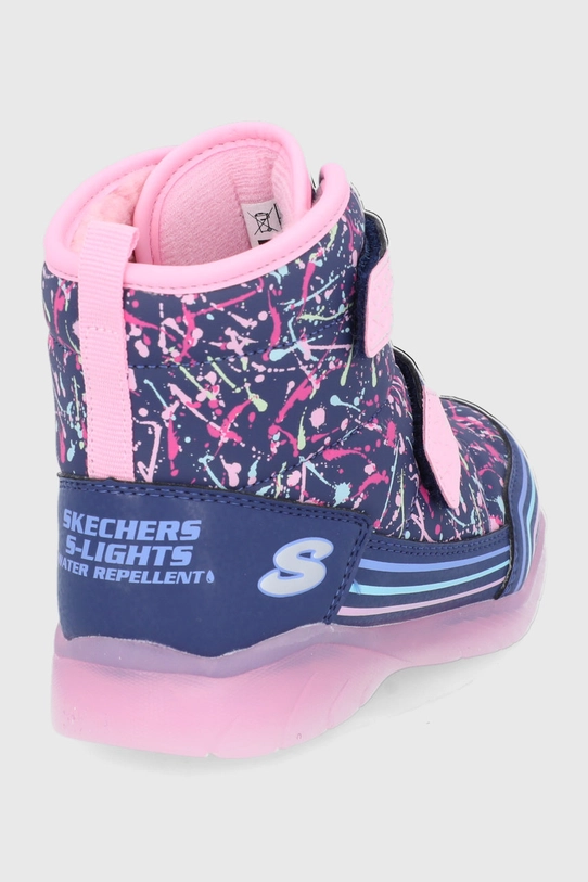 Dziewczynka Skechers śniegowce dziecięce 302653N granatowy