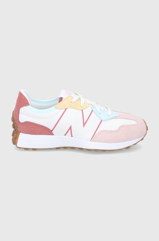 New Balance Buty dziecięce GS327HG1 tekstylny różowy GS327HG1