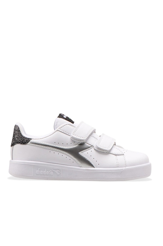 Dětské boty Diadora Game imitace kůže bílá 101.176601