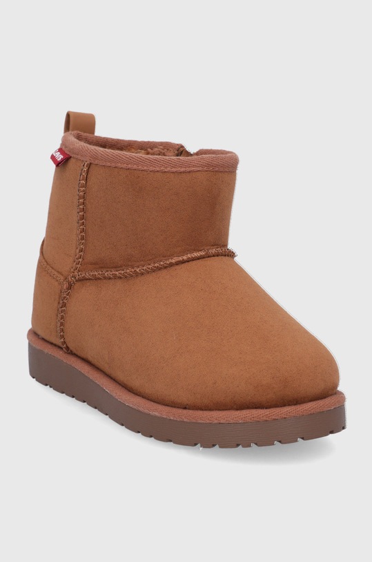 Levi's Śniegowce dziecięce VWAV0010S.NEW.WAVE brązowy AW21