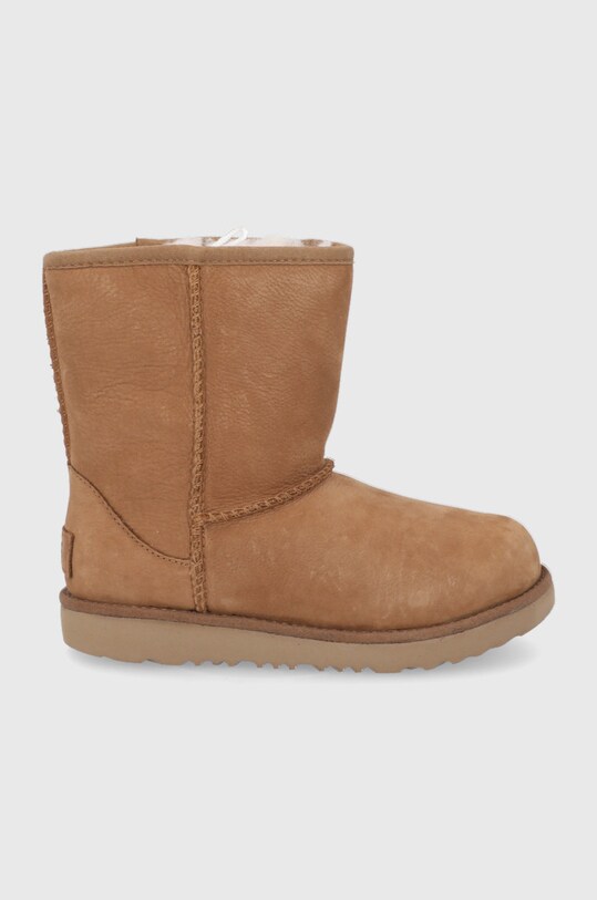 UGG śniegowce zamszowe dziecięce brak zapięcia brązowy 1019646K.CHE