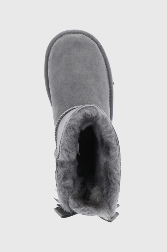 Dětské semišové sněhule UGG Bailey Bow II šedá 1017394K.GREY