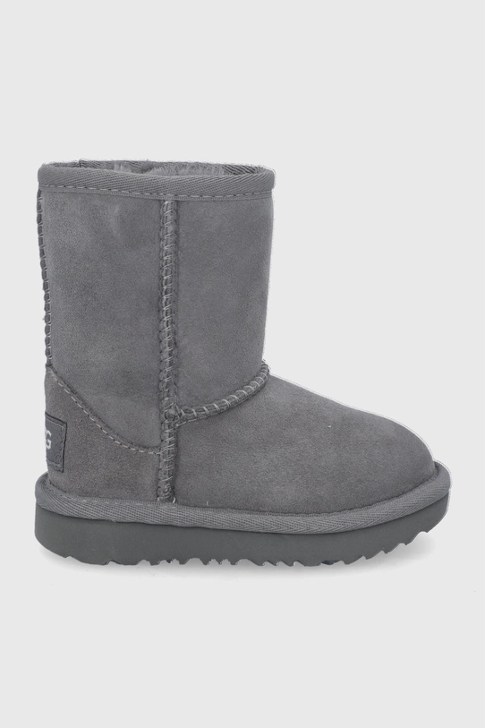 UGG Śniegowce zamszowe dziecięce Classic II brak zapięcia szary 1017703T.GREY