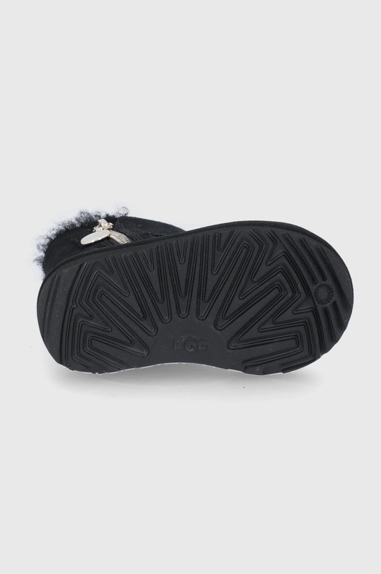 Dětské semišové sněhule UGG Bailey Zip Short 1123613T.BLK černá