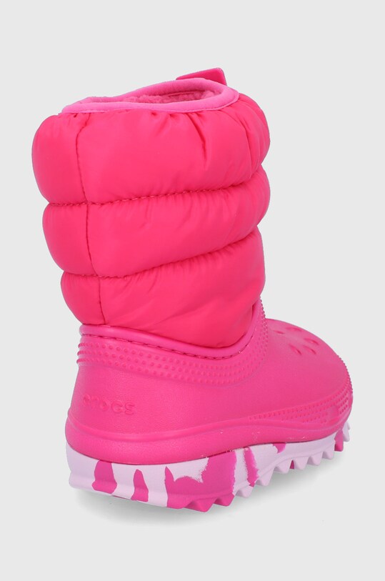 Dziewczynka Crocs Śniegowce dziecięce PUFF.BOOT.KIDS.207275.G różowy