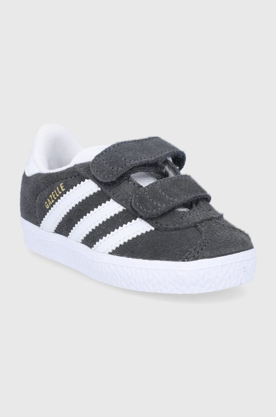 Дитячі замшеві кросівки adidas Originals CQ3140 сірий AW21