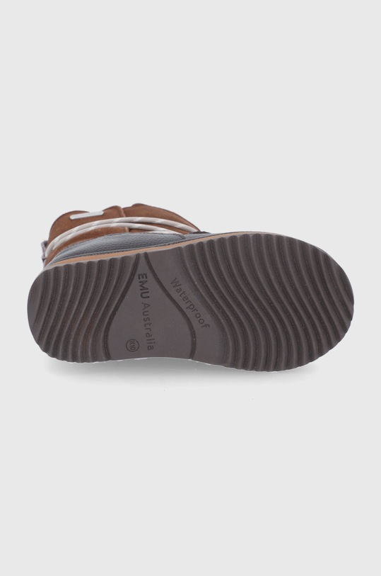 Emu Australia Cizme de zapada din piele întoarsă Blackburn K12603.Oak maro