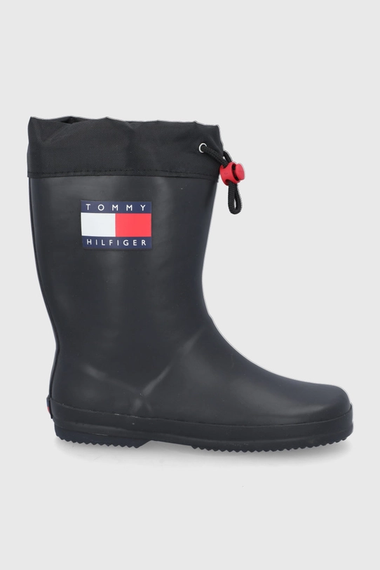 Детские резиновые сапоги Tommy Hilfiger чёрный T3X6.30766.35.39.Black