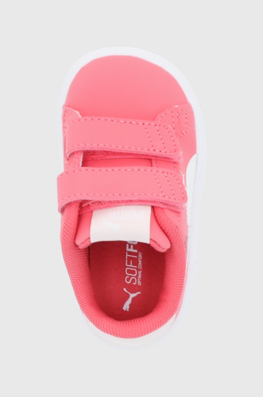 Puma Buty dziecięce Smash v2 Lil Puma V Inf 380905 różowy 380905