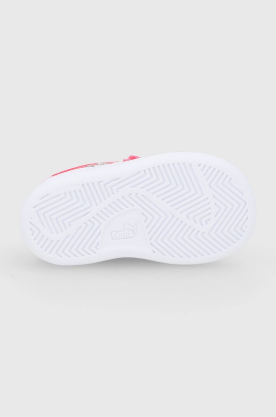 Puma Buty dziecięce Smash v2 Lil Puma V Inf 380905 380905 różowy