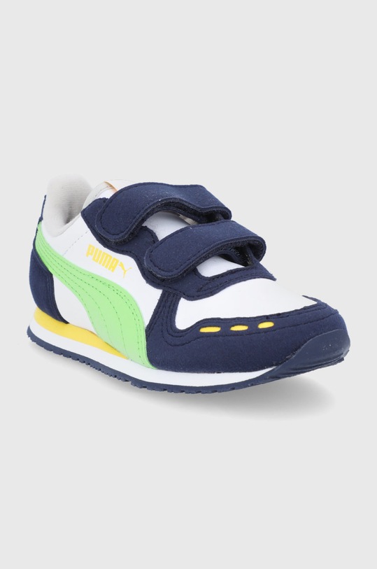Puma Buty dziecięce Cabana Racer SL V PS 360732.K 360732.K biały AW21