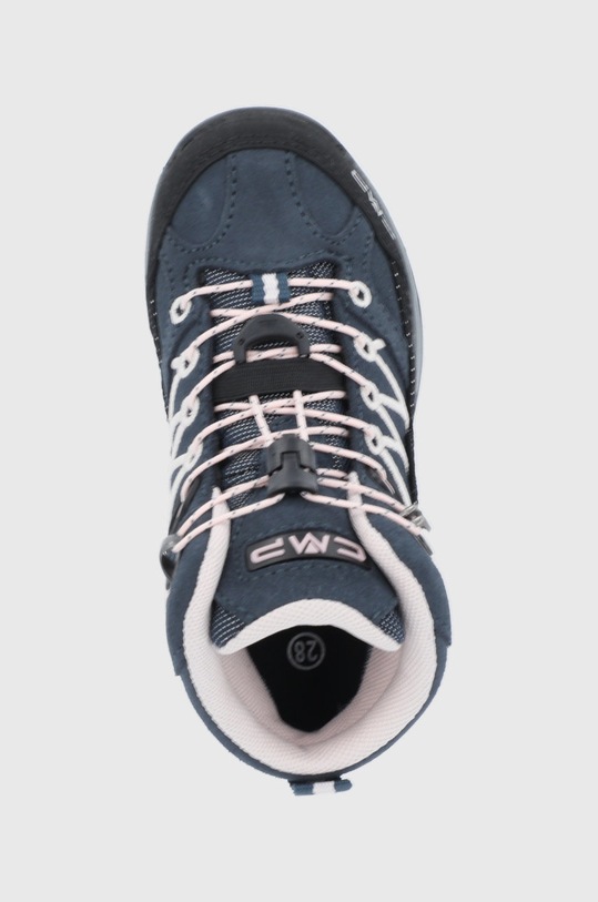 CMP buty zamszowe dziecięce KIDS RIGEL MID TREKKING SHOE WP granatowy 3Q12944.54UG